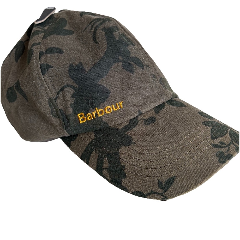 Barbour Tuckernuck Waxed Cap Mens One Size Hat Leaf Print Baseball Huckberry
